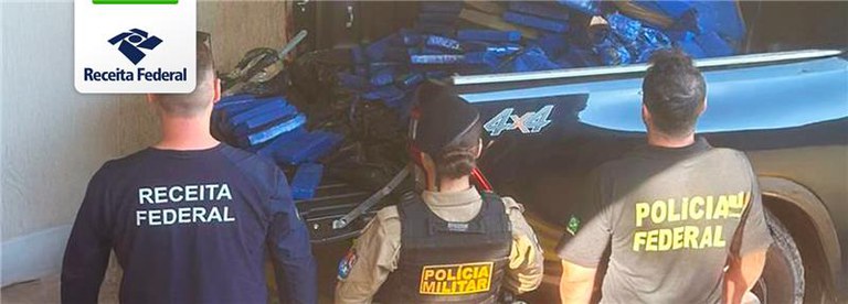 Receita Federal em Londrina participa de operação conjunta que resulta na retenção de 1,4 tonelada de maconha