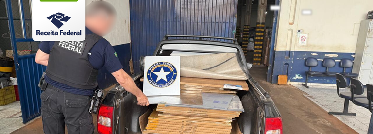 Receita Federal retém 4 veículos, eletrônicos e droga na região de Cascavel/PR